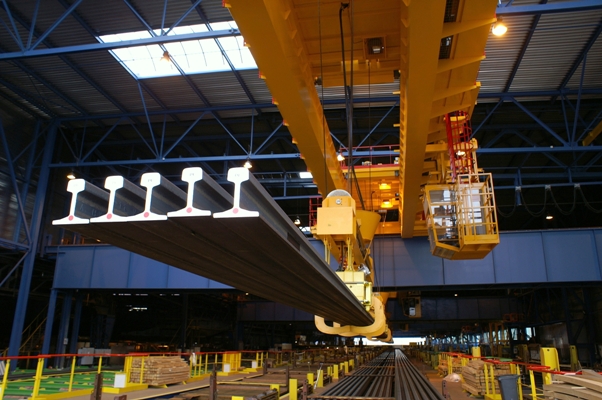 Fransız çelik tesisi için yüksek-hızlı ana demiryolu hattı siparişi